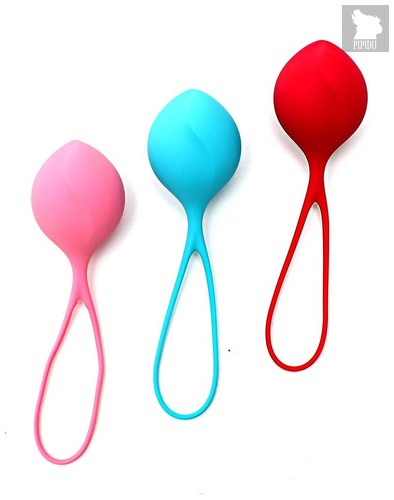 Набор из трёх вагинальных шариков Satisfyer Balls, цвет разноцветный - Satisfyer