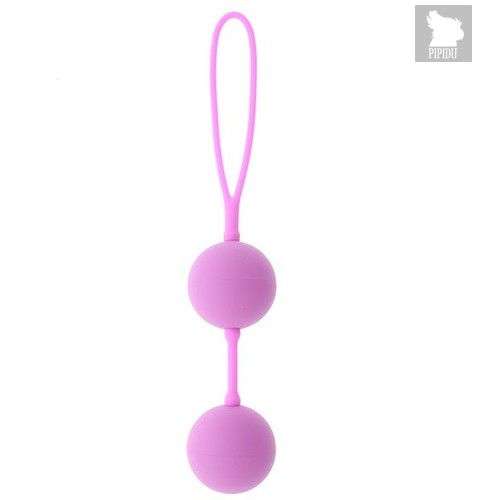 Вагинальные шарики на силиконовой связке GOOD VIBES THE PERFECT BALLS, цвет розовый - Dream toys