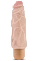 Рельефный вибратор-реалистик Dr. Skin Cock Vibe 9 - 17,8 см, цвет телесный - Blush Novelties