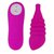 Вибропуля Pleasure Shell с рёбрышками и выносным пультом управления, цвет фиолетовый - Baile