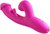 Розовый вибратор-кролик G Spot Ultra - 26,5 см., цвет розовый - amovibe