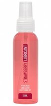 Лубрикант на водной основе с ароматом клубники Strawberry Lubricant - 100 мл. - Shots Media