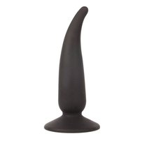Анальная пробка с тонким кончиком Sex Expert - 11 см., цвет черный - Bioritm