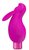Лиловый вибромассажер-зайчик Lily - 12,06 см., цвет лиловый - Blush Novelties