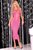 Длинное облегающее платье без бретелей BIG SPENDER SEAMLESS LONG DRESS, цвет розовый, S-L - Pink lipstick