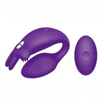 Фиолетовый вибратор для пар The Couples Rabbit, цвет фиолетовый - The Rabbit Company