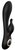 Черный вибратор-кролик ALEXIA - 20 см., цвет черный - Dream toys