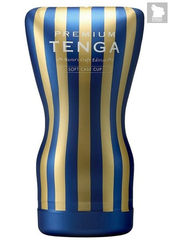 Мастурбатор TENGA Premium Soft Case Cup, цвет синий - Tenga