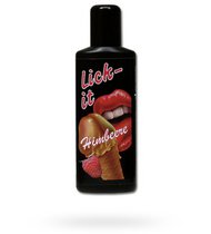 Смазка-массаж 3в1 Lick It со вкусом малины, 100 мл