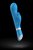 Голубой вибратор-кролик Bwild Deluxe Bunny - 19,3 см., цвет голубой - B Swish