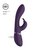 Фиолетовый вибромассажер-кролик Cato - 21,5 см., цвет фиолетовый - Shots Media