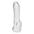 Прозрачная насадка на пенис Transparent Penis Enhancing Sleeve Extension - 15,9 см., цвет прозрачный - Blue Line