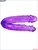 Фиолетовый двусторонний фаллоимитатор - 29,8 см - Eroticon