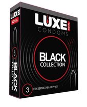Черные презервативы LUXE Royal Black Collection - 3 шт. - LUXLITE