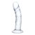 Стеклянный фаллоимитатор из стекла 7’’ Curved Realistic Glass Dildo With Veins - 15,9 см., цвет прозрачный - Gläs