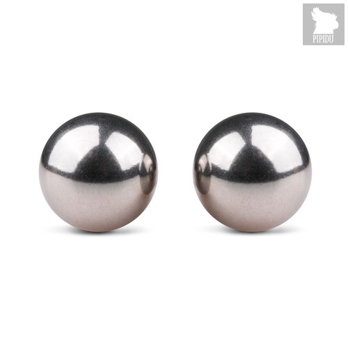 Серебристые вагинальные шарики Ben Wa Balls, цвет серебряный - Easy toys