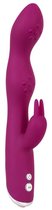 Фиолетовый вибратор A & G-Spot Rabbit Vibrator для стимуляции зон G и A - 23,6 см., цвет фиолетовый - ORION