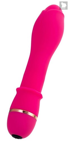Ярко-розовый вибратор TOYFA March - 16,6 см., цвет розовый - Toyfa