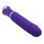 Фиолетовый силиконовый вибратор ECSTASY Greedy Dong - 19 см., цвет фиолетовый - Howells