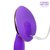 Фиолетовый вибростимулятор G-точки с широким основанием - 15,5 см., цвет фиолетовый - Bior toys