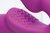 Ярко-розовый безремневой вибрострапон Evoke Vibrating Strapless Silicone Strap-on Dildo, цвет розовый - XR Brands