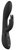 Черный вибромассажер-кролик Zosia - 21,3 см., цвет черный - Shots Media