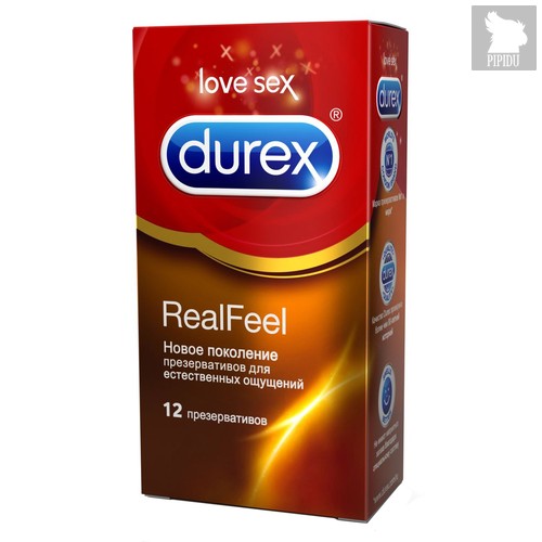 Презервативы Durex RealFeel, 12 шт. - Durex