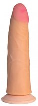 Реалистичный телесный фаллоимитатор с присоской №68 - 18 см., цвет телесный - МиФ