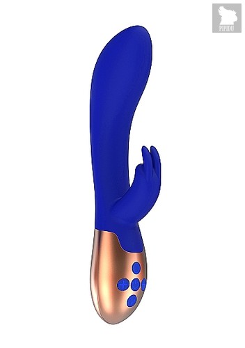 Вибратор Heating Rabbit Vibrator Opulent BlueSH-ELE003BLU - Shots Media