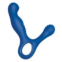 Синий стимулятор простаты с вибрацией Revive Prostate Massager, цвет синий - NS Novelties