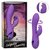 Фиолетовый вибромассажер-кролик с ротацией West Coast Wave Rider, цвет фиолетовый - California Exotic Novelties