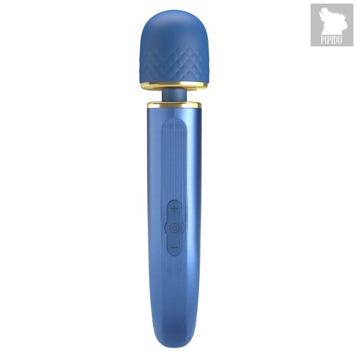 Синий wand-вибромассажер Colorful Massager - 24 см., цвет синий - Baile