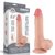 Телесный фаллоимитатор 8 Sliding Skin Dual Layer Dong на присоске - 20 см., цвет телесный - LoveToy