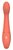 Оранжевый вибромассажер Candice - 22 см., цвет оранжевый - Dream toys