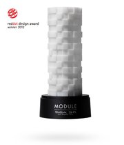 Белый 3D мастурбатор MODULE - Tenga