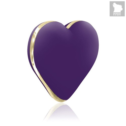 Фиолетовый вибратор-сердечко Heart Vibe, цвет фиолетовый - Rianne s
