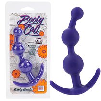 Анальные бусы Booty Call Booty Beads - Purple, цвет фиолетовый - California Exotic Novelties