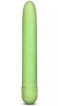 Зелёный биоразлагаемый вибратор Eco - 17,8 см., цвет зеленый - Blush Novelties