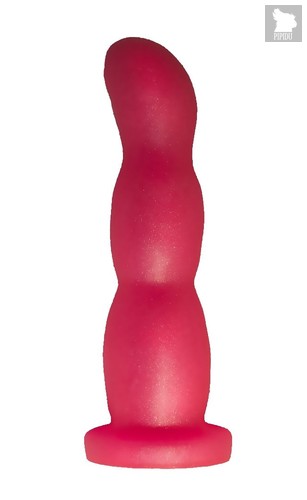 Розовый гелевый массажер простаты - 15 см, цвет розовый - Lovetoy (А-Полимер)