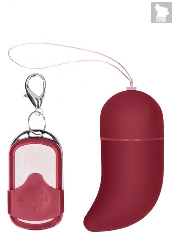 Красное виброяйцо Small Wireless Vibrating G-Spot Egg, цвет красный - Shots Media