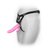 Женский страпон с фаллоимитатором и стимулятором ануса, цвет розовый/черный - Baile