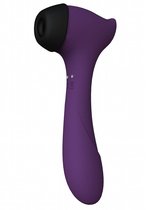 Фиолетовый вакуумный бесконтактный стимулятор клитора и вибратор Halo, цвет фиолетовый - Le Frivole