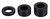 Набор из 3 колец для утяжки мошонки Rebel Ball Stretching Kit, цвет черный - ORION