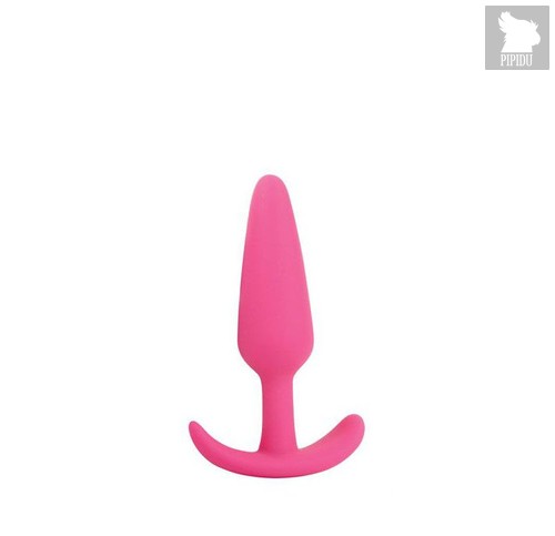 Розовая анальная втулка - 9,5 см., цвет розовый - Bior toys