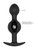 Черная анальная пробка N 90 Self Penetrating Butt Plug - 10,4 см., цвет черный - Shots Media