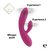 Розовый вибратор-кролик Lea Rabbit Vibrator - 20,2 см., цвет розовый - FeelzToys