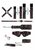 Эротический набор Tattoo Style Bondage Kit, цвет черный - Shots Media