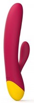 Ярко-розовый вибратор-кролик Romp Jazz - 21 см., цвет розовый - Romp