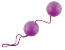 Фиолетовые вагинальные шарики BI-BALLS, цвет фиолетовый - Toyfa