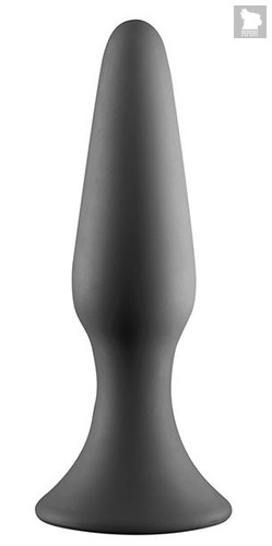 Серая анальная пробка METAL BALL BUTT PLUG - 15 см., цвет серый - Dream toys